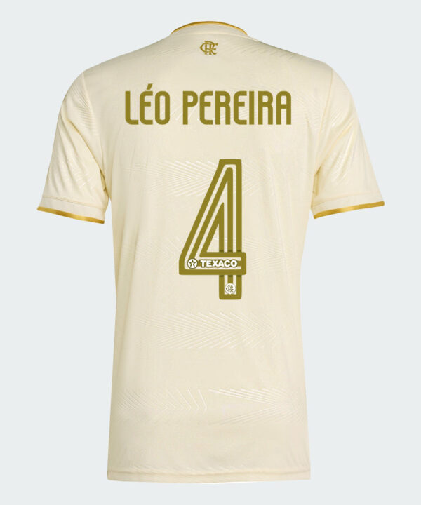 Camisa Adidas Flamengo 2025/26 III Léo Pereira N° 4