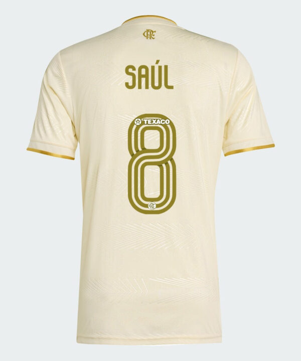 Camisa Adidas Flamengo 2025/26 III SAÚL N° 8