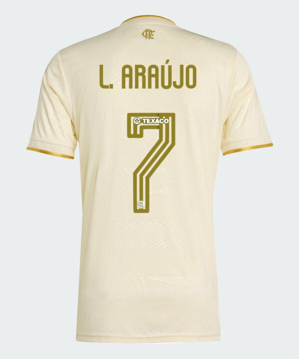 Camisa Adidas Flamengo 2025/26 III LUIZ ARAUJO N° 7