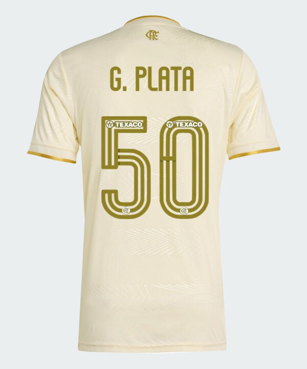 Camisa Adidas Flamengo 2025/26 III G PLATA N° 50