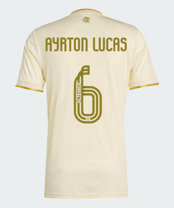 Camisa Adidas Flamengo 2025/26 III AYRTON LUCAS N° 6