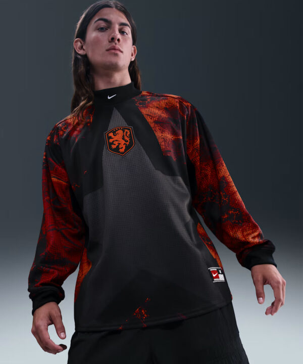 Camisa Nike Holanda 2025/26 Goleiro Manga Longa