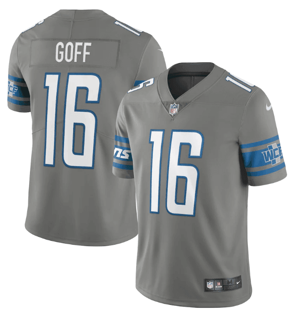 Camisa NFL Detroit Lions Vapor Limited Jersey Cinza