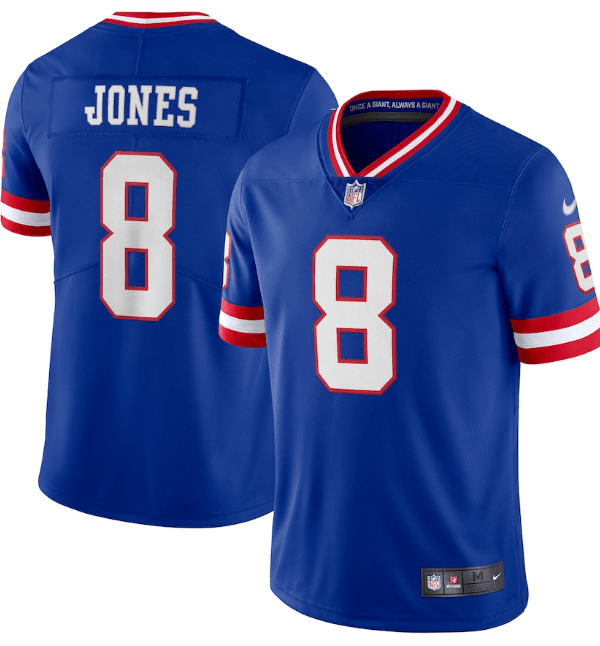Camisa NFL New York Giants Vapor Limited Jersey Azul Vermelha
