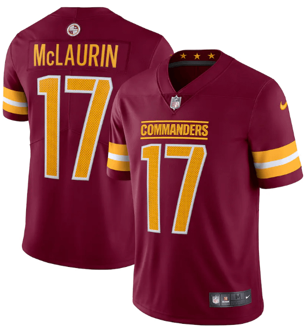Camisa NFL Washington Commanders Vapor Limited Jersey Vermelha