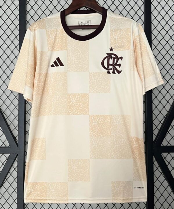 Camisa Flamengo creme 24/25