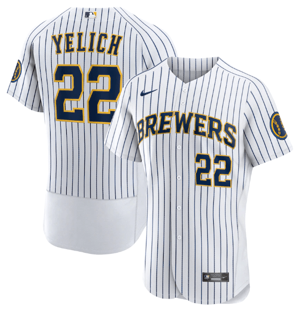 Jersey Milwaukee Brewers Branca Authentic