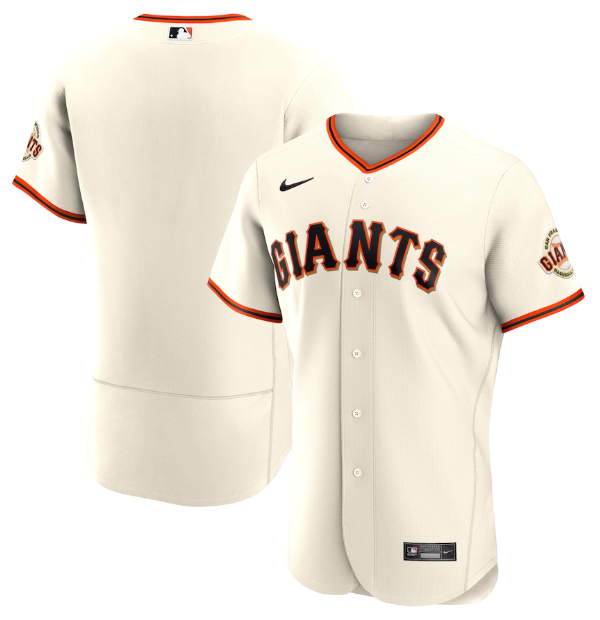Camisa MLB San Francisco Giants Jersey Creme Authentic