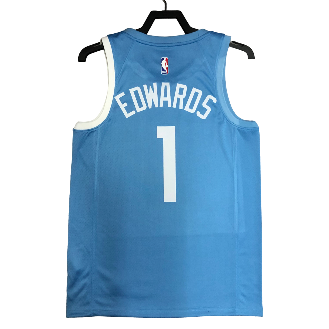 Regata NBA Minnesota Timberwolves City Edition Nike Authentic Edwards 1 - Azul - Imagem 2
