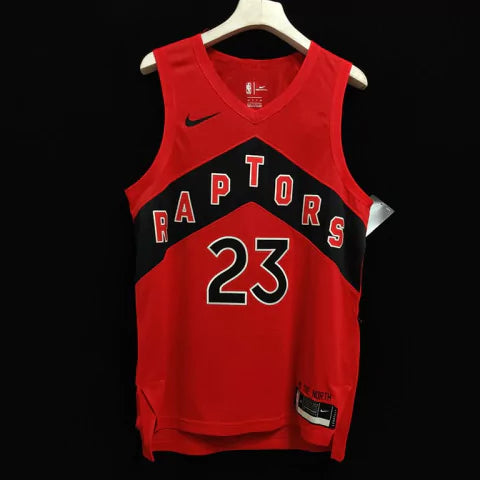 Regata NBA Toronto Raptors City Edition 20/21 Nike Authentic VanVleet 23 - Vermelha
