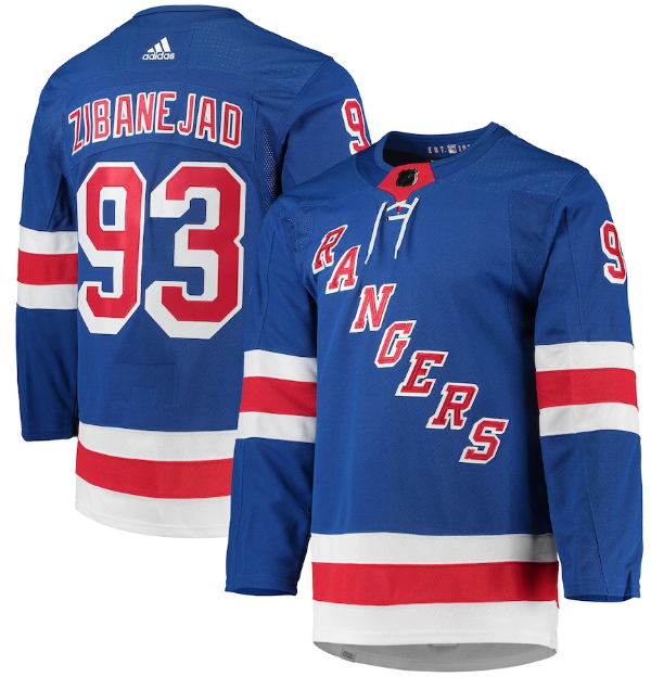 Camisa NHL New York Rangers Jersey Azul