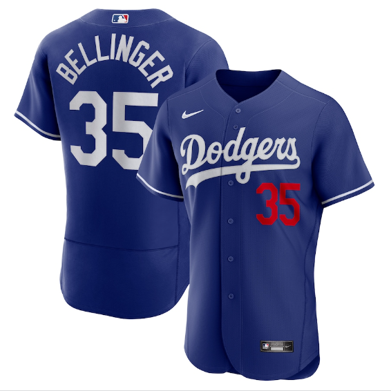 Camisa MLB Los Angeles Dodgers Jersey Azul Authentic