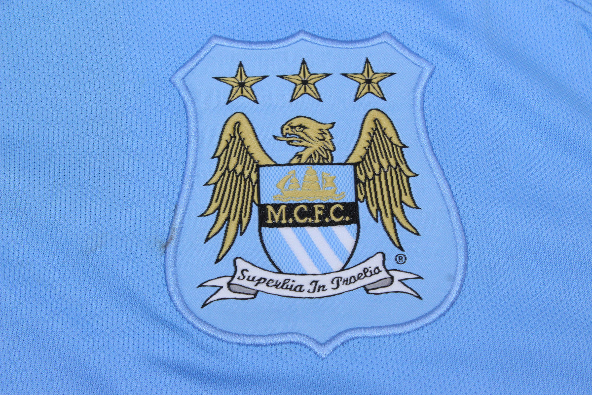 Camisa Manchester City Home 15/16 - Versão Retrô "Kun Aguero" Nº 10 - Imagem 14