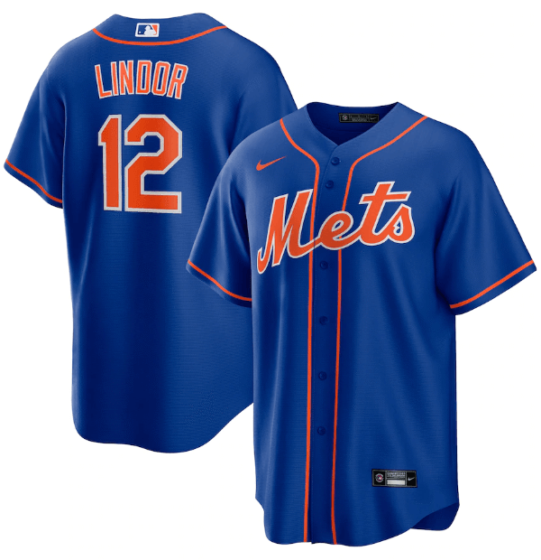 Jersey New York Mets Azul Torcedor