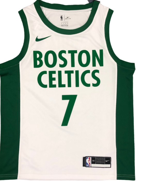 Regata NBA Boston Celtics City Edition Nike Authentic Brown 7 - Branca