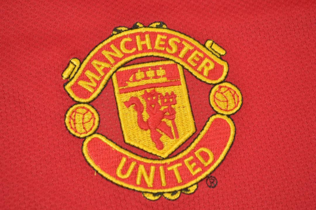 Camisa Manchester United Manga Longa Home 04/06 - Versão Retrô - Imagem 3