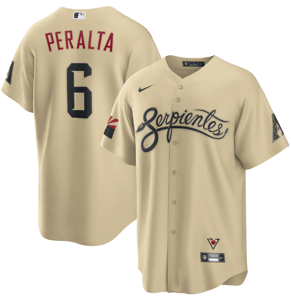 Jersey Arizona Diamondbacks Gold City Torcedor