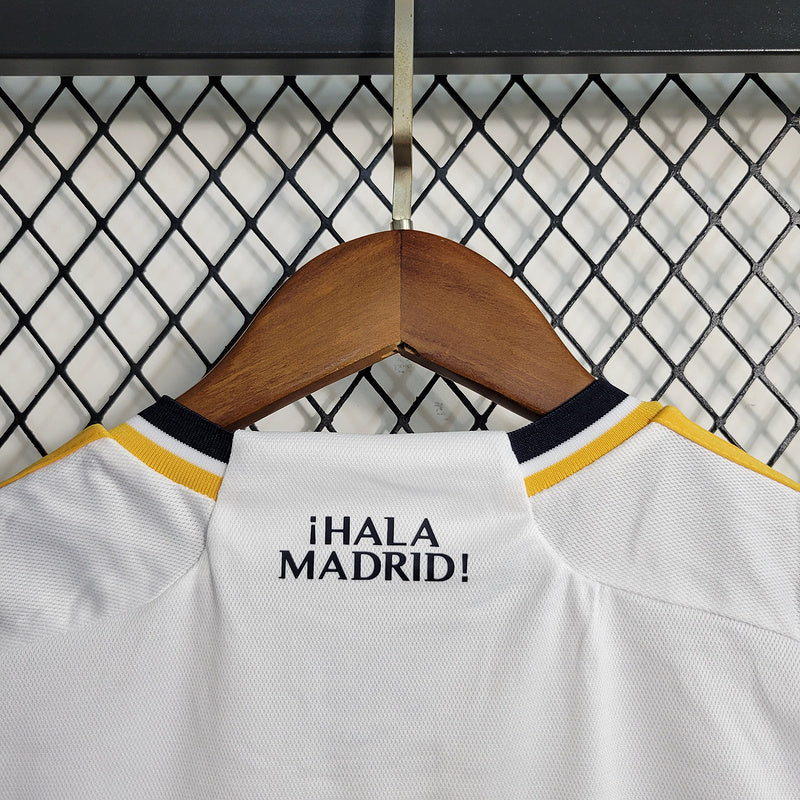 Kit Infantil Real Madrid - Home 23/24 - Branco - Imagem 13