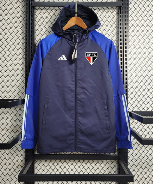 Corta Vento São Paulo 23/24 Preto + Azul