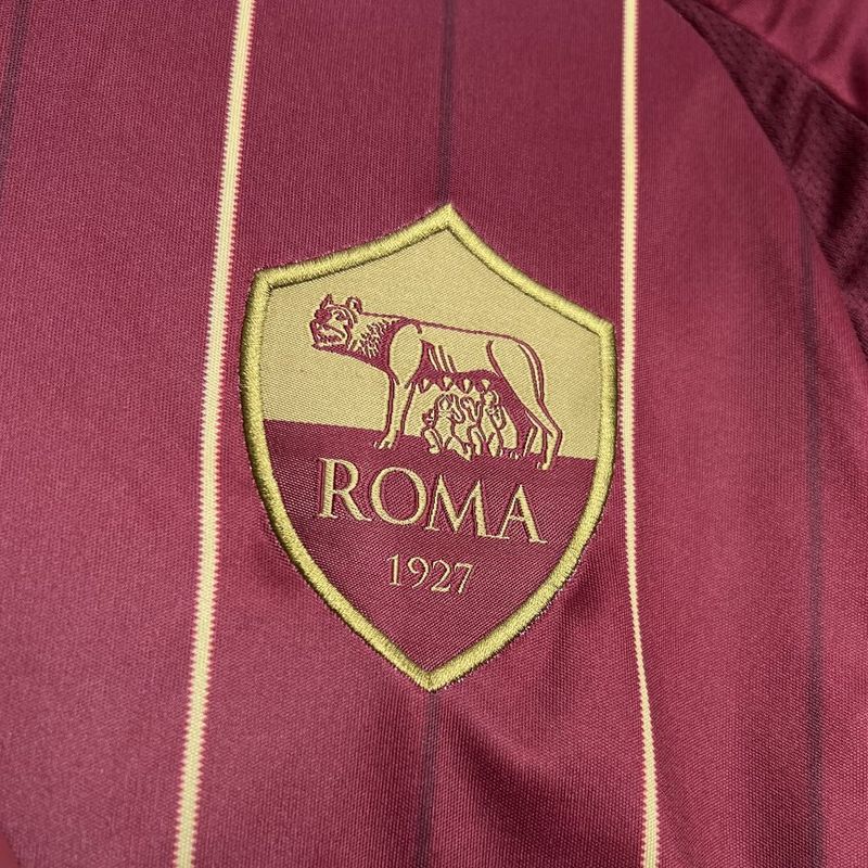 Camisa Roma I 24/25 - Vermelho - Imagem 2