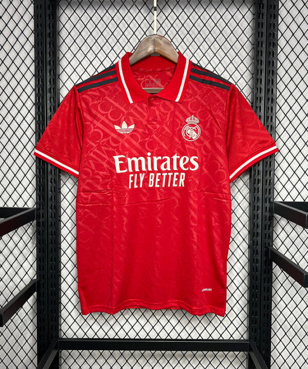Camisa Real Madrid Vermelha 24/25