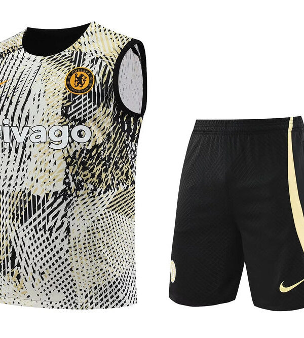 Kit Treino Chelsea 23/24 - Dourado