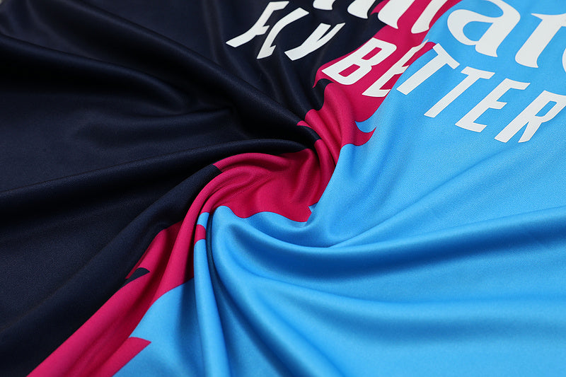 Regata Arsenal 23/24 - Treino - Azul Claro/Preto - Imagem 6