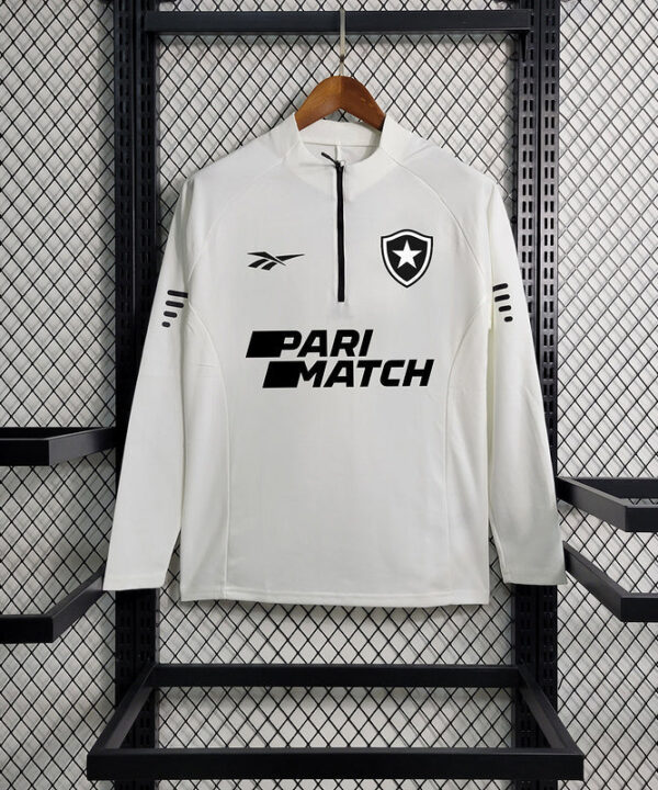 Blusa Botafogo Meio Ziper 23/24 - Branco