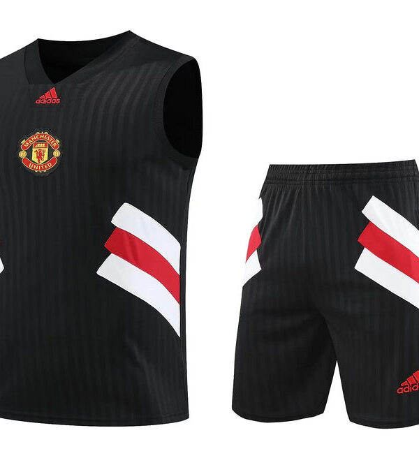 Kit Treino Manchester United 23/24 - Preto I