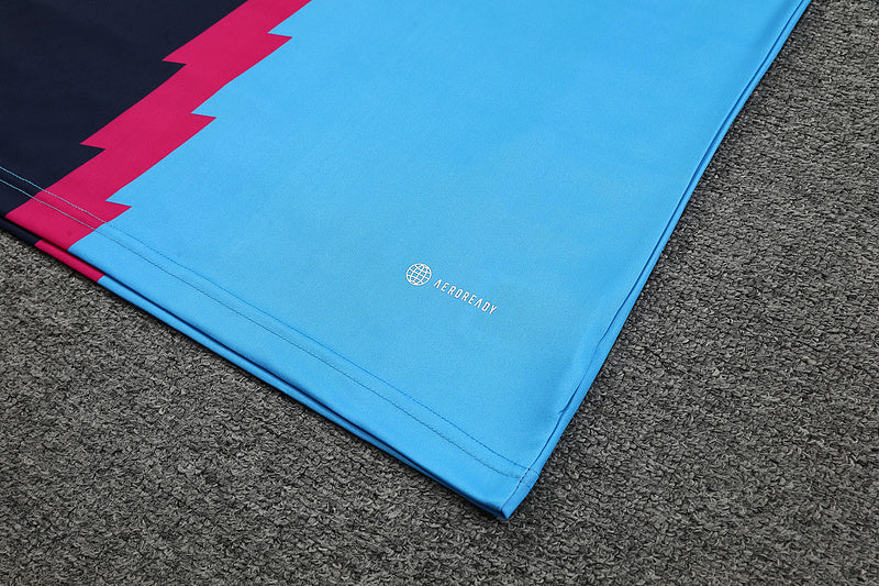 Regata Arsenal 23/24 - Treino - Azul Claro/Preto - Imagem 7