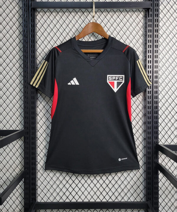 Camisa Feminina São Paulo Treino 23/24 Preto