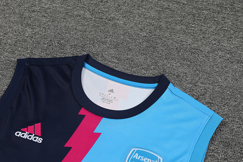 Regata Arsenal 23/24 - Treino - Azul Claro/Preto - Imagem 4