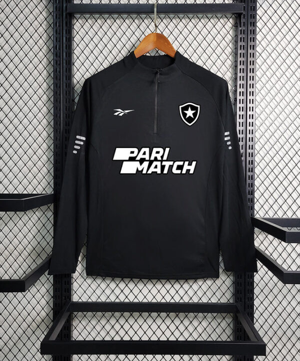 Blusa Botafogo Meio Ziper 23/24 - Preto
