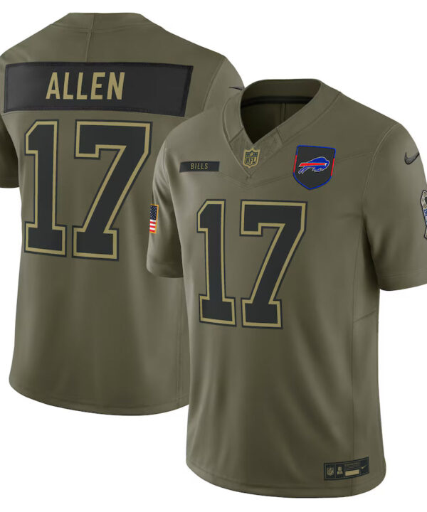 Camisa NFL Buffalo Bills Vapor F.U.S.E. Limited Jersey Salute To Service 2025