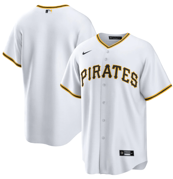Jersey Pittsburgh Pirates Branca Torcedor