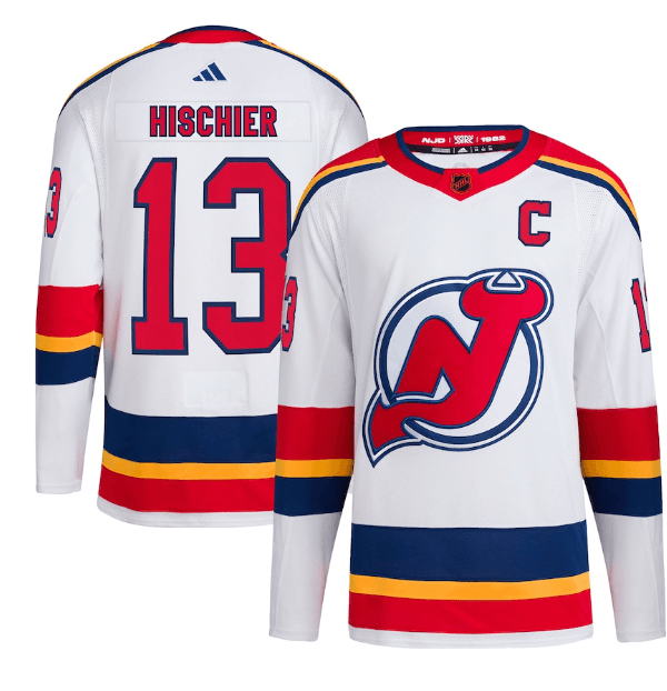 Camisa NHL New Jersey Devils Reverse Retrô 2.0 Jersey Branca