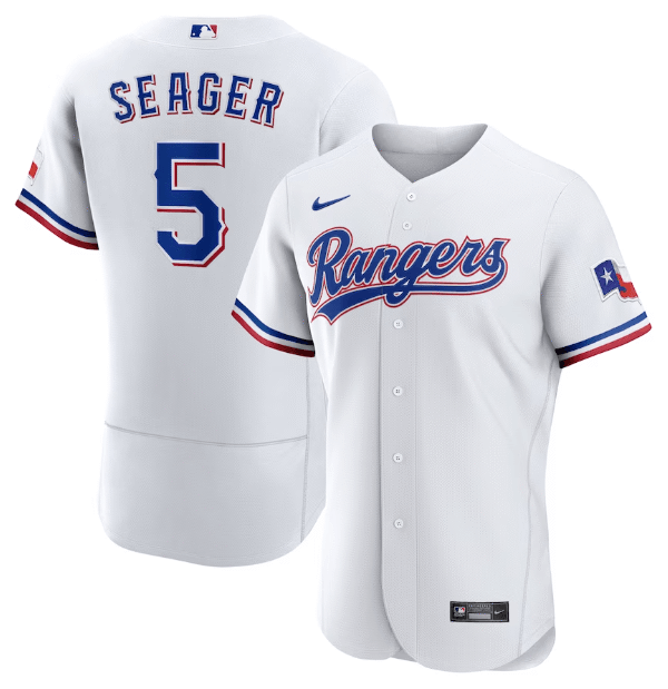 Jersey Texas Rangers Branca Authentic