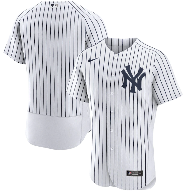 Camisa MLB New York Yankees Jersey Branca Authentic