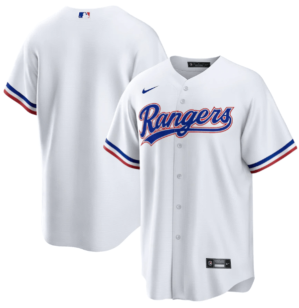 Jersey Texas Rangers Branca Torcedor