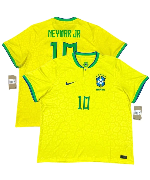 Camisa Retrô Nike Brasil 2022/2023 Home Neymar 10