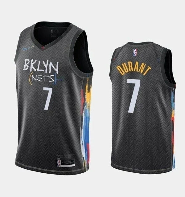Regata NBA Brooklyn Nets Nike Authentic Durant 7 - Preta