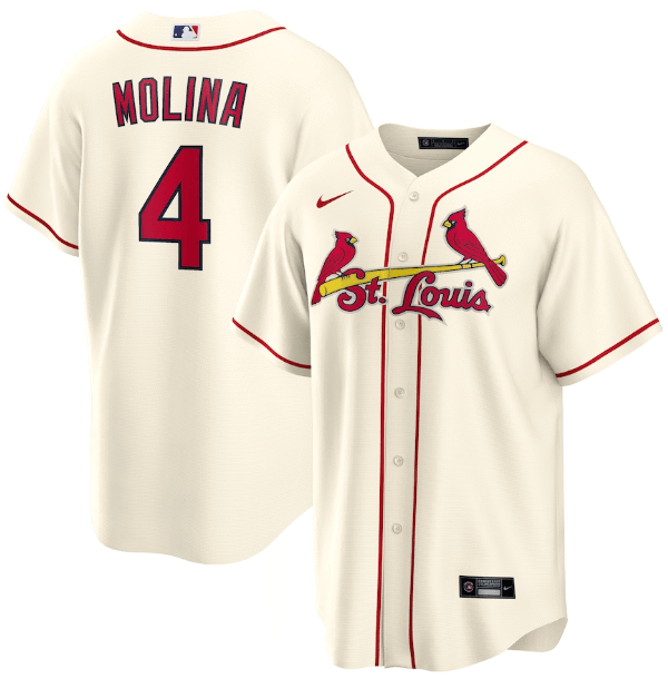 Jersey Saint Louis Cardinals Creme Torcedor