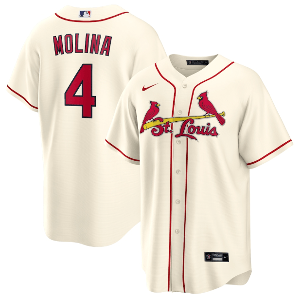 Jersey Saint Louis Cardinals Creme Torcedor