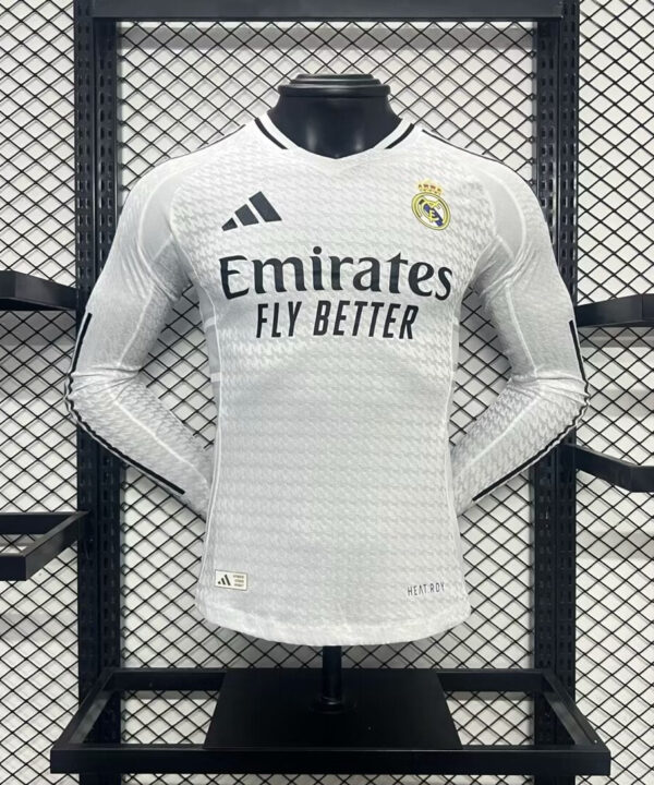 Camisa Real Madrid 2024/25 Home - Manga Longa