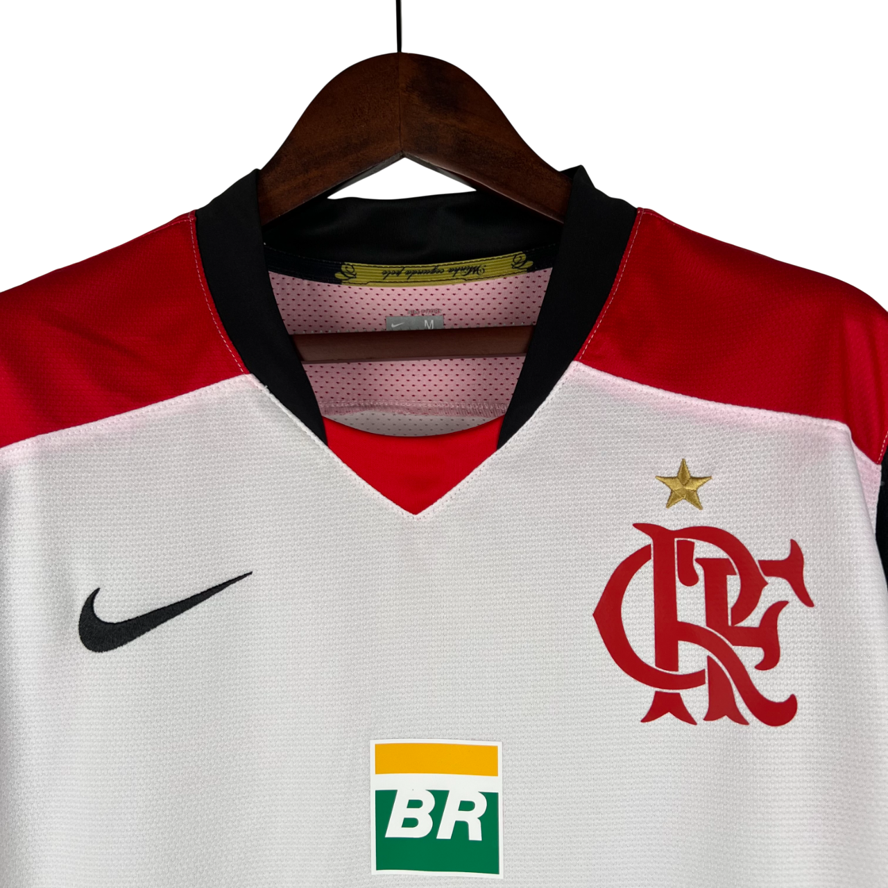 Camisa Flamengo lI Retro 2008/09 Nike - Branca e Vermelha - Imagem 2