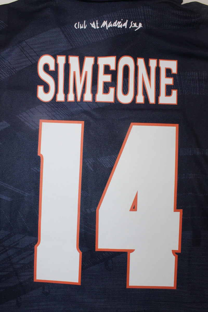 Camisa Atlético de Madrid Away 96/97 - Versão Retrô "Simeone" Nº 14 - Imagem 3