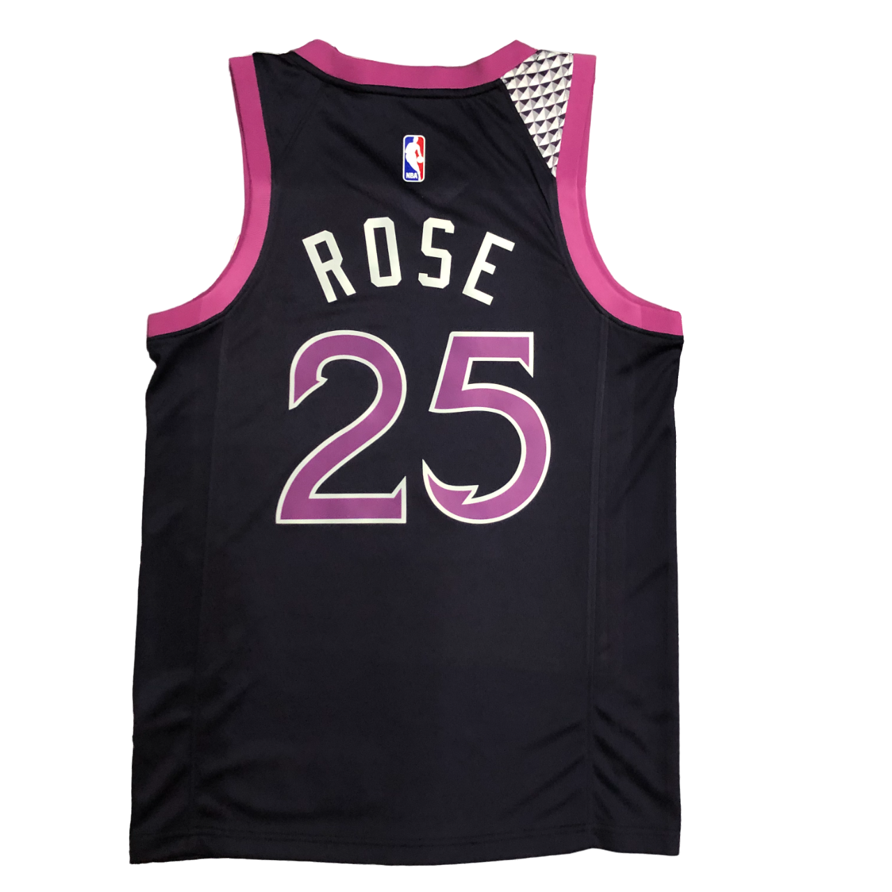 Regata NBA Minnesota Timberwolves Nike Authentic Rose 25 - Preta - Imagem 2