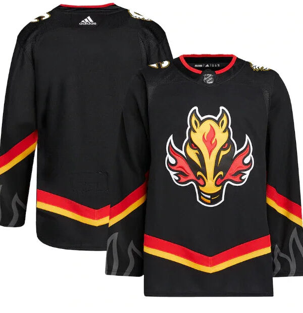 Jersey Calgary Flames Preta