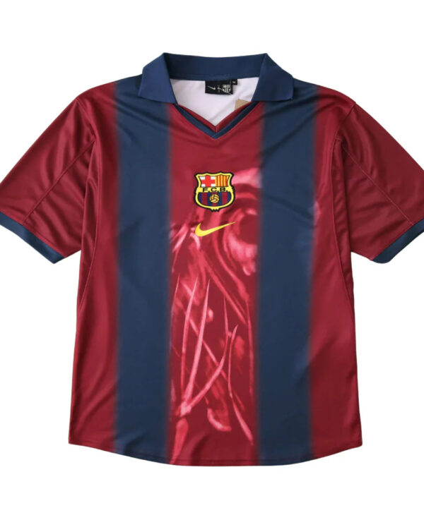Camisa Nike Barcelona Home 2000/2001 Retrô Travis Scott Edição Especial Masculino