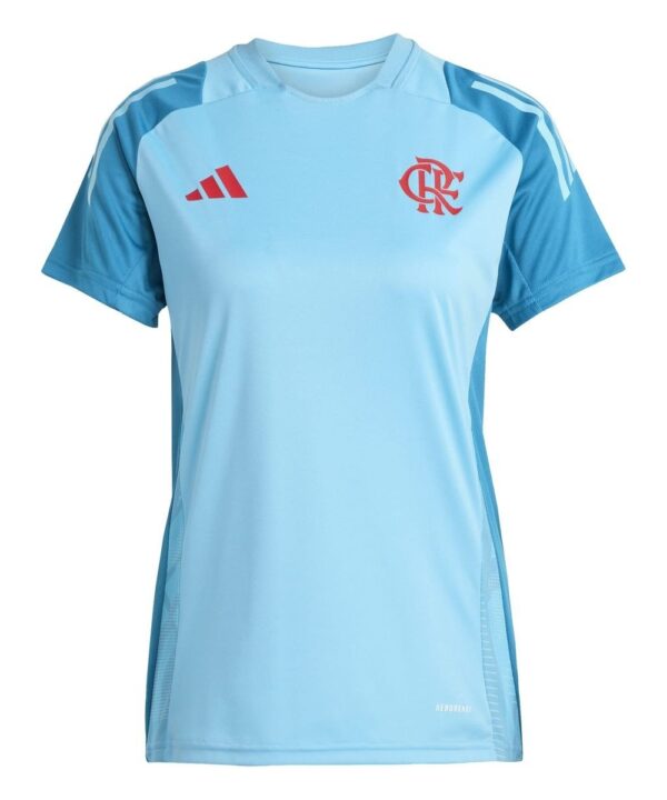 Camisa Flamengo Treino 2025 - Azul - (Feminina)